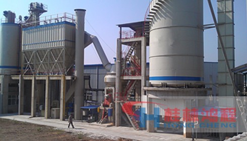 桂林鴻程礦石磨粉機-HLM礦渣(鋼渣)微粉立磨-礦渣立磨HLM立式磨粉機