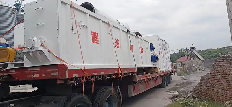 湖南某老板訂購時產十五噸氫氧化鈣生產線貨物到場剪影！