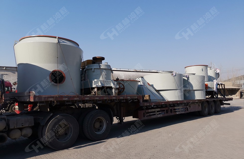 桂林鴻程HC大型氫氧化鈣生產(chǎn)線（15噸小時(shí)）到達(dá)華北地區(qū)客戶(hù)現(xiàn)場(chǎng)