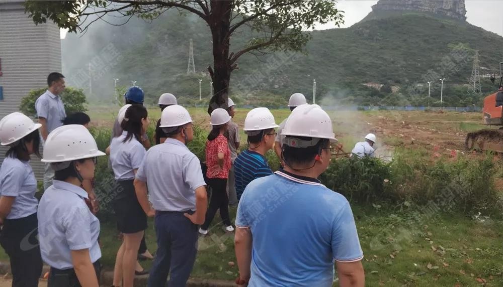 桂林鴻程機電設備有限公司廠區2#生產廠房開工大吉！